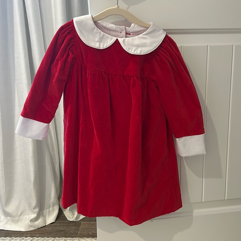 TBBC red velvet dress